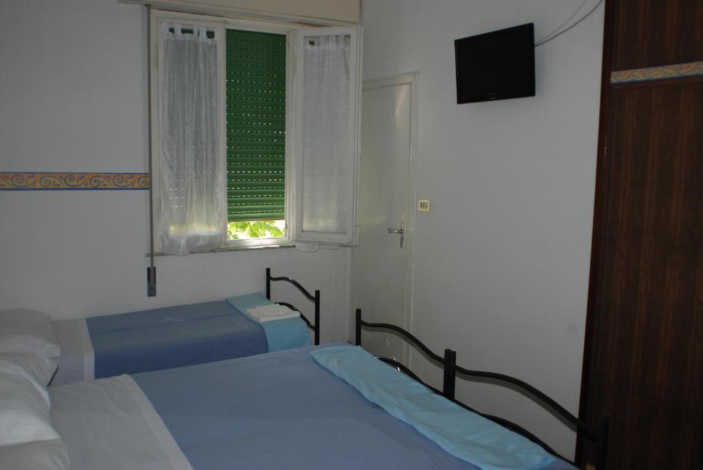 Hotel Zaghini Rímini Exterior foto