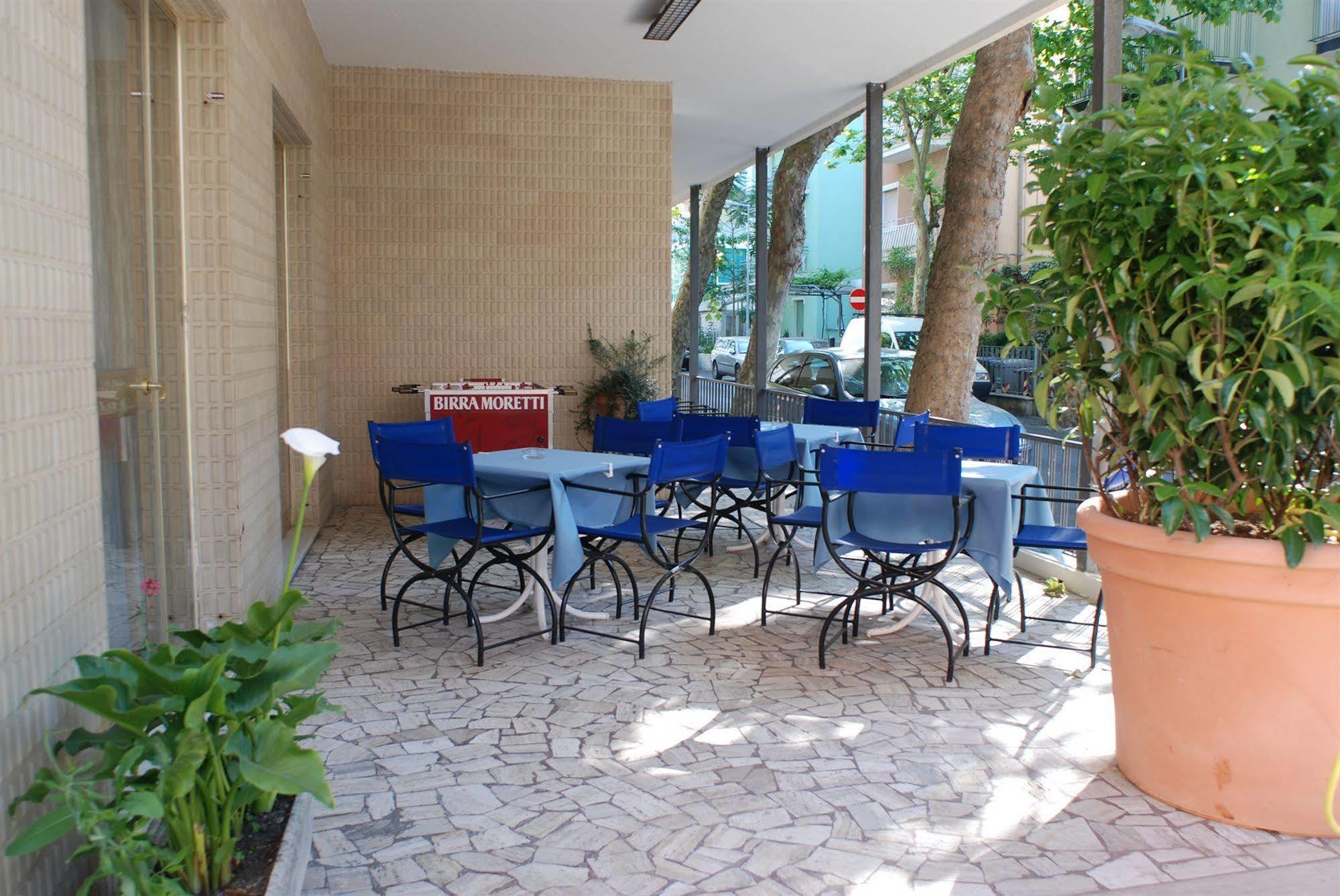 Hotel Zaghini Rímini Exterior foto